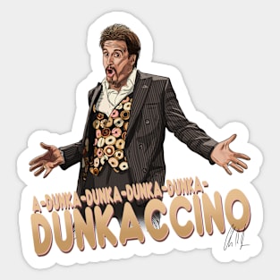 Dunka-Dunka-Dunkaccino Sticker
